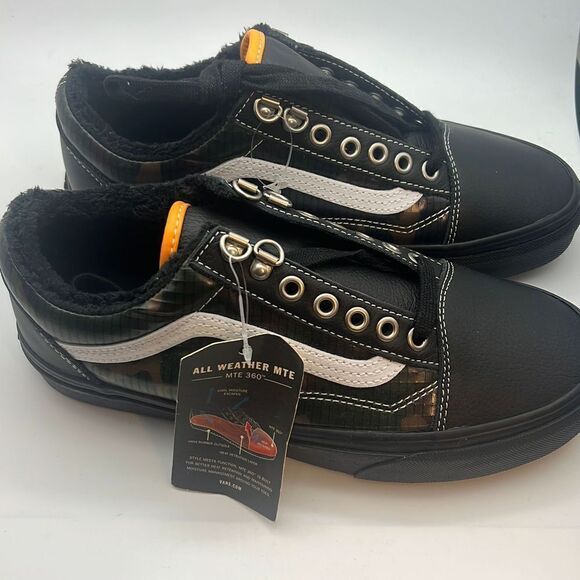 Vans Old Skool black camo all weather MTE sneaker NEW Men 8.5 / Women 10 - Picture 2 of 8